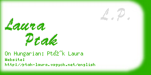 laura ptak business card